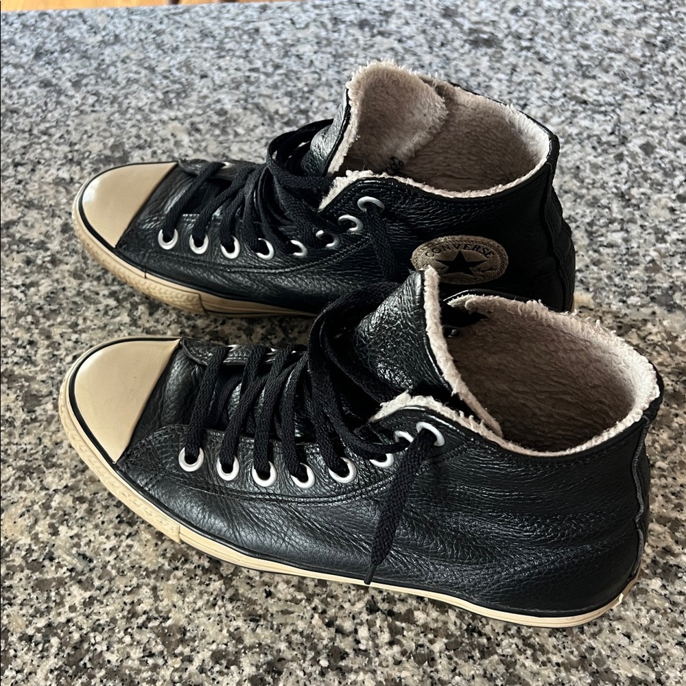 Converse Chuck Taylor Fleece Lined All-star High Top Sneakers Size 9.5